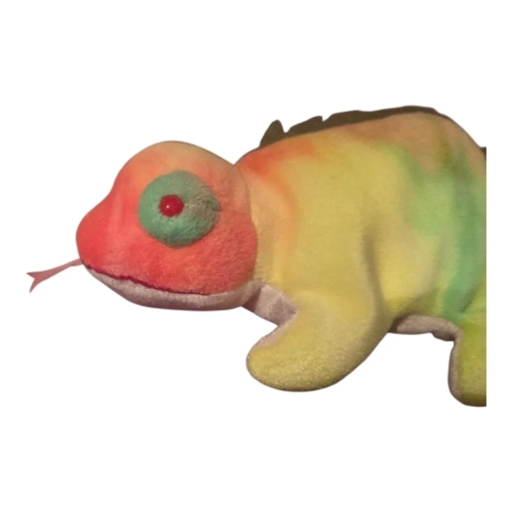 Ty Beanie Baby Vintage Iggy the Iguana 1997 Retired Collectible Plush 9.5